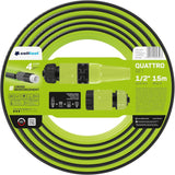 Cellfast QUATTRO Tuinslang Duurzaam Lichtgewicht 4 Ply UV-bestendig Draadslang Kruis Gevlochten 20 Bar 3/4" 15m 10-074