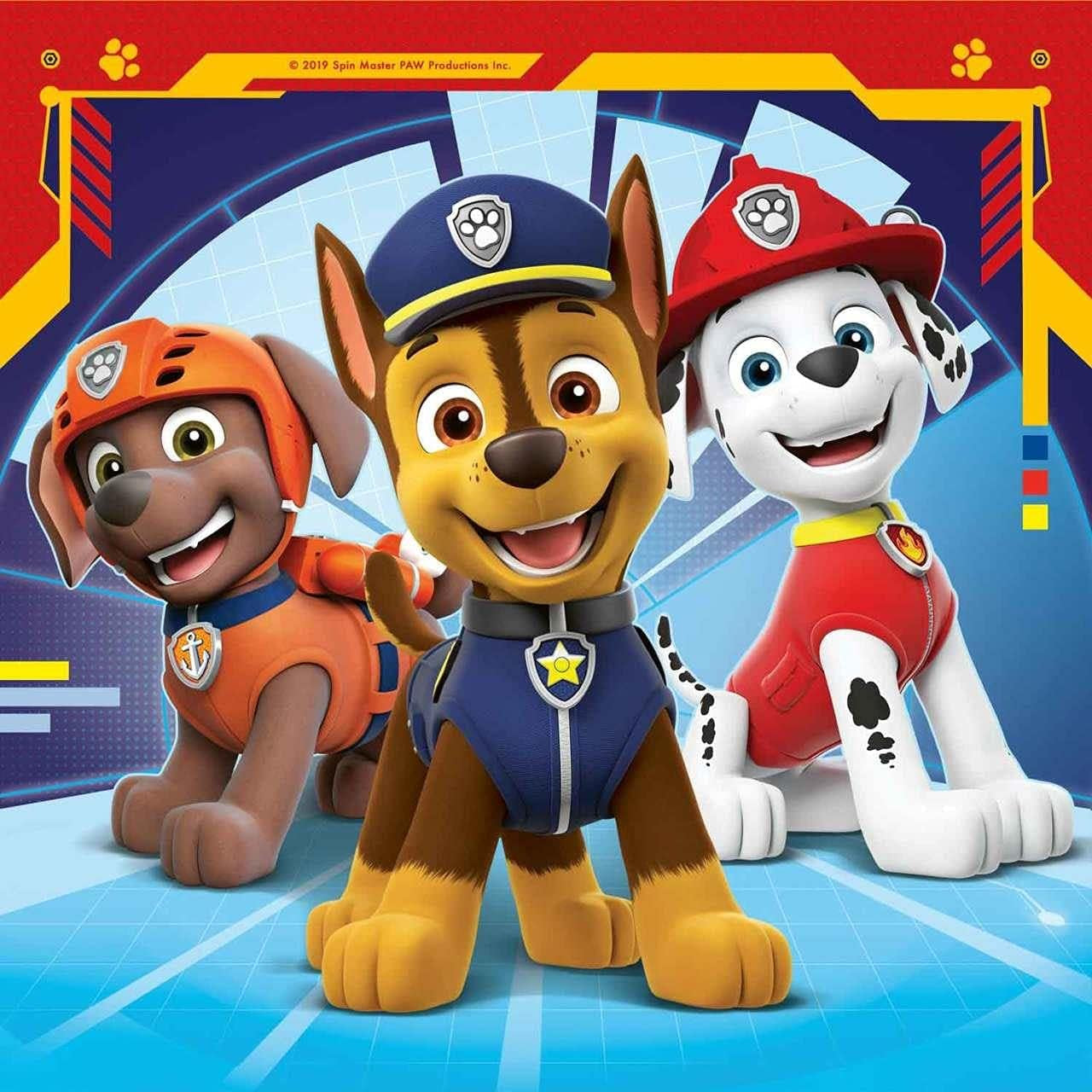 Ravensburger puzzel voor kinderen 3X49 stukjes - Paw Patrol - Paw Patrol Puzzel Naty Shop