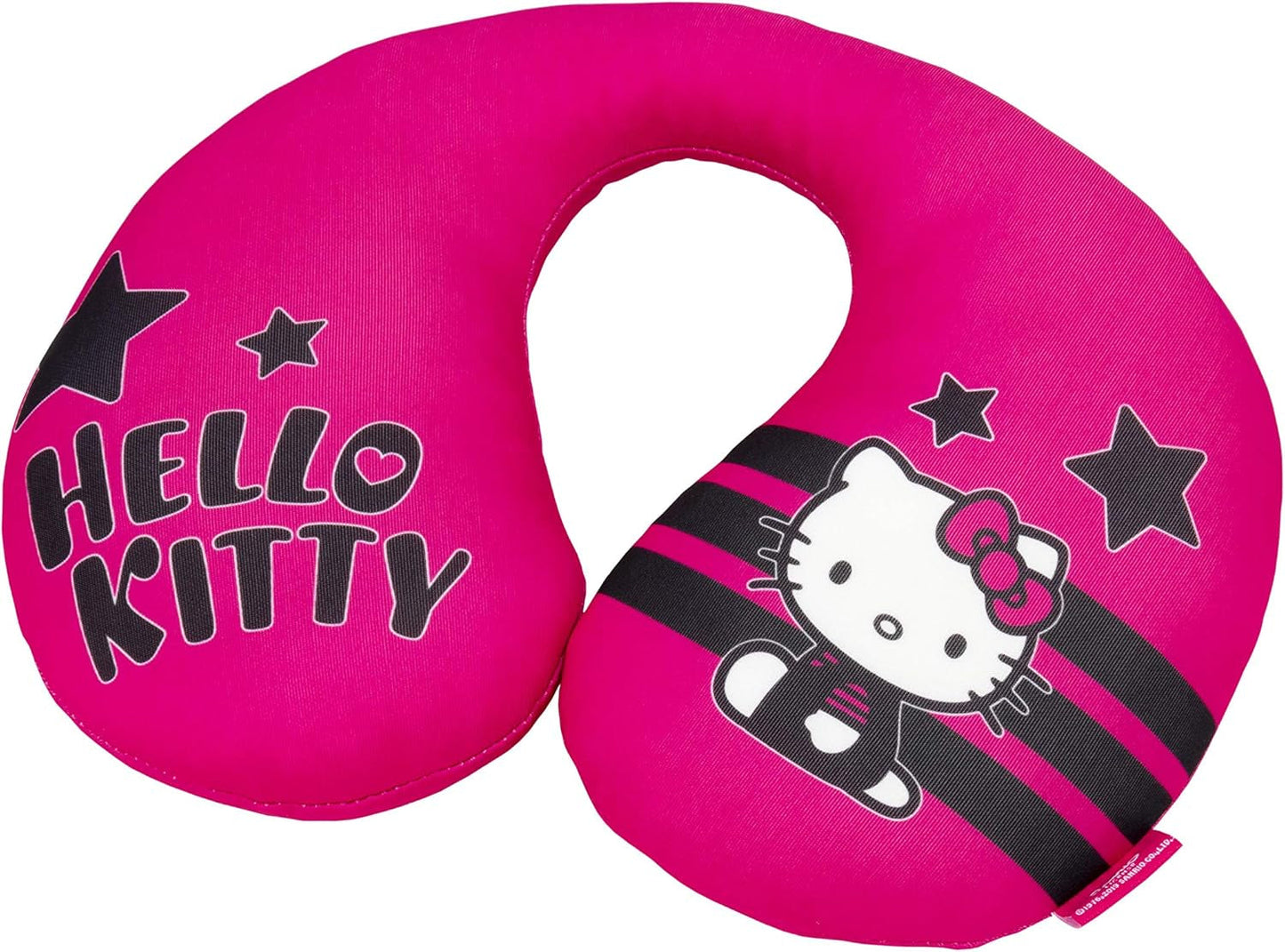 HELLO KITTY Sternekkussen voor jongens en meisjes. Comfortabel en functioneel. Universeel, 100% wasbaar. Naty Shop reiskussens