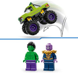 LEGO Marvel Hulk Truck Vs. Thanos - Superheldenbouwspeelgoed - Avengers voertuig en minifiguren - Monstertruck voor megaplezier - Cadeau voor jongens en meisjes vanaf 7 jaar - 76312 Bouwsets Besuche in LEGO-Store