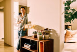 Ronde pot elho Kleurverloop 18cm - Bloempotten voor binnen - 100% gerecycled plastic - Ø 18,2 x H 16,8 - Beige/Beige Zandsteen