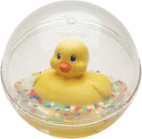 Fisher-Price WaterMates Ducky Ball, grappige eend in confettibal, babyspeelgoed, speelbal, badspeelgoed, vanaf 3 maanden, 75676 Babyspeelgoed Naty Shop
