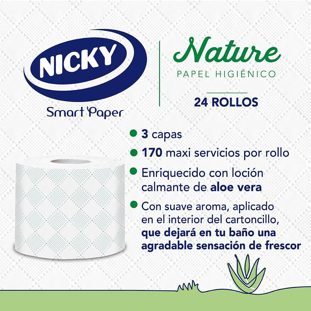 Nature toiletpapier, 12 rollen, 3 lagen
