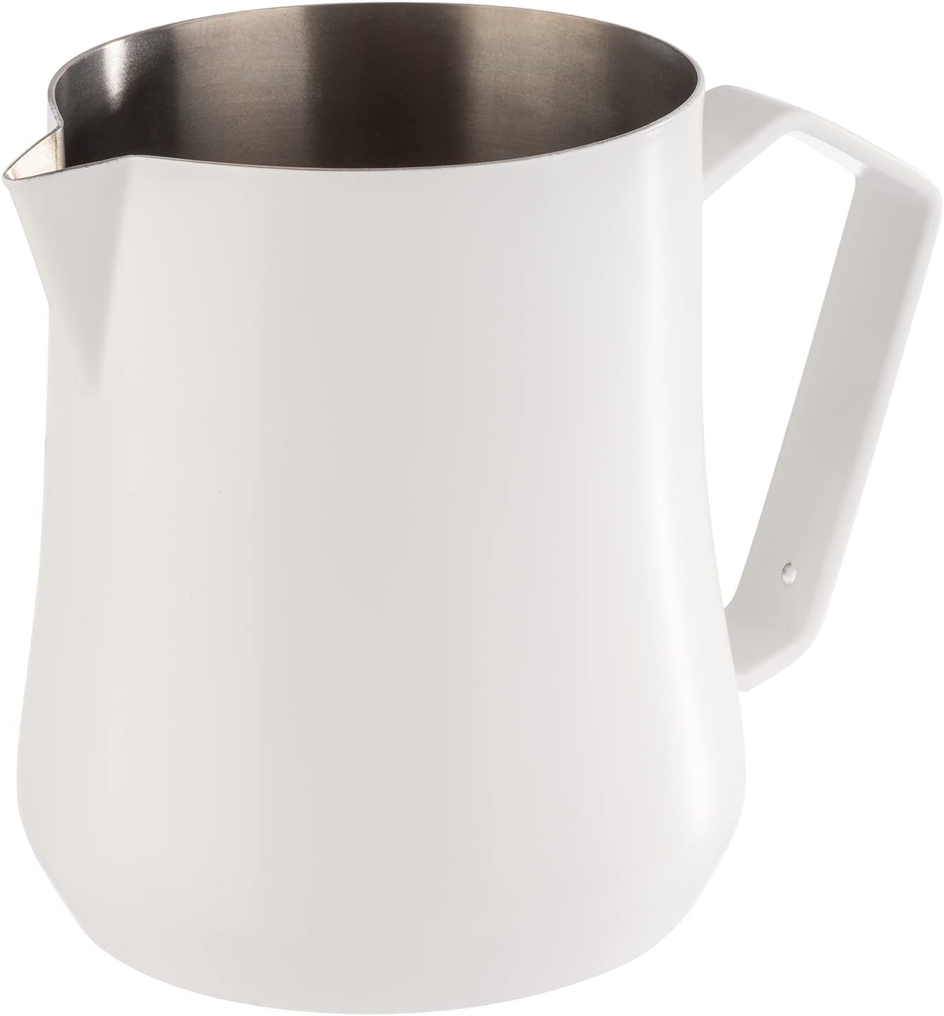 APS 10361 Universele melkbeker, RVS, elektrostatisch wit gelakt, 0,5 liter