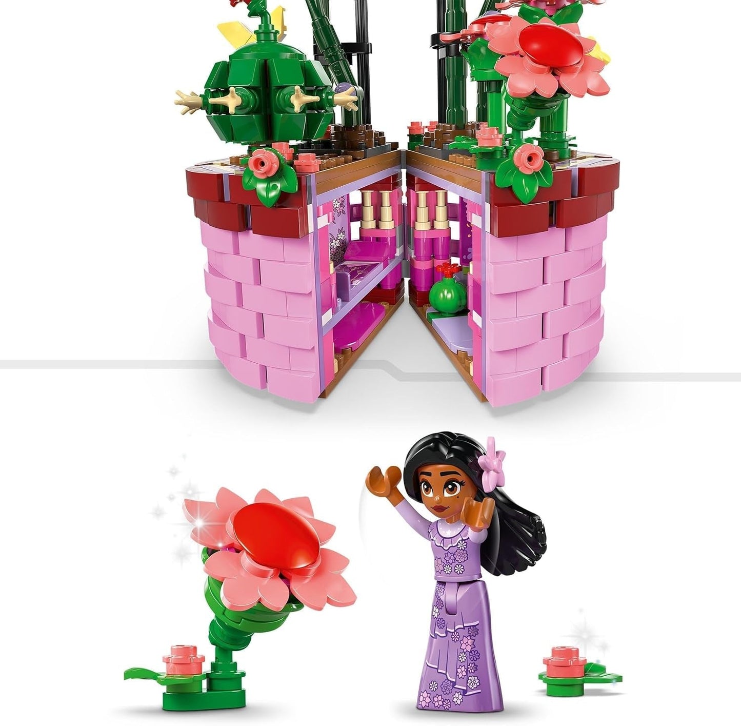 LEGO Ç€ Disney Encanto Isabella's bloempot, kinderbouwspeelgoed orchideeset, decoratieve bouwset met filmpersonage minipop, cadeau-idee voor meisjes en jongens vanaf 9 jaar 43237 Bouwsets Beuche den LEGO-Store