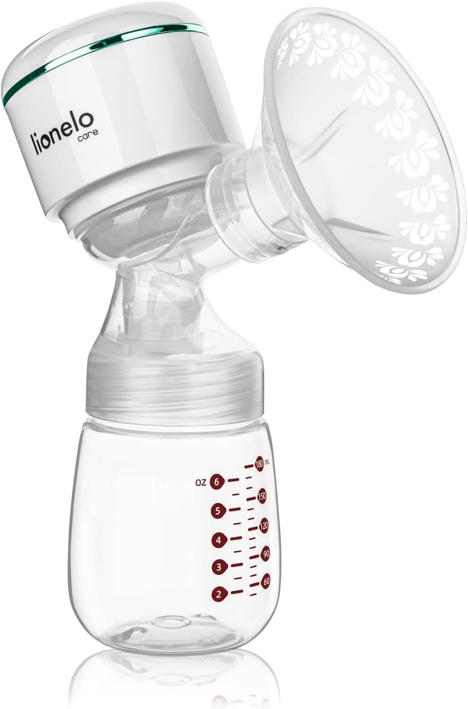 LIONELO Elektrische moedermelkpomp LIONELO Fidi plus 180 ml, energiebesparende draagbare pomp, 9 massageniveaus, gebruiksduur 150 min Accessoires Voeding en borstvoeding Bebe Naty Shop