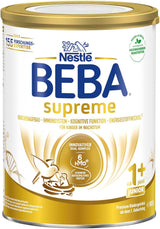 BEBA SUPREME JUNIOR 1 Plus - Drank voor kinderen vanaf 1 jaar, met complex 6 HMO, lactosevrij, palmolievrij, visolievrij, voeding voor kleine kinderen, babymelkpoeder, verpakking van 6 (6 x 800g)