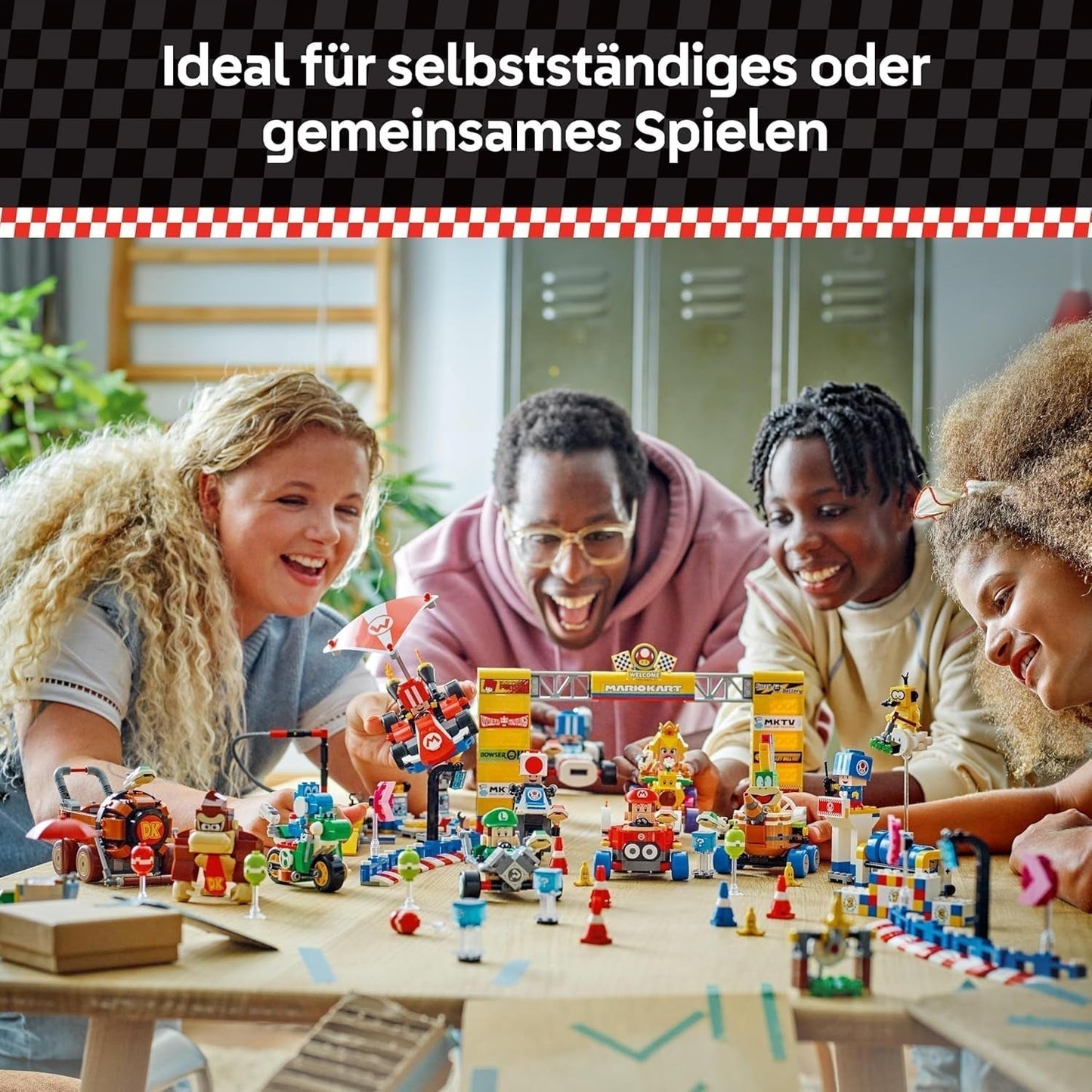 LEGO Super Mario: Mario Kart - Baby Peach & Grand Prix Set, Nintendo Figuren - Toad, Lakitu, Baby Peach en Lemmy, Cadeau voor jongens, meisjes en gamers 8+, Avontuurspeelgoed 72036 Bouwsets Beuche in LEGO-Store