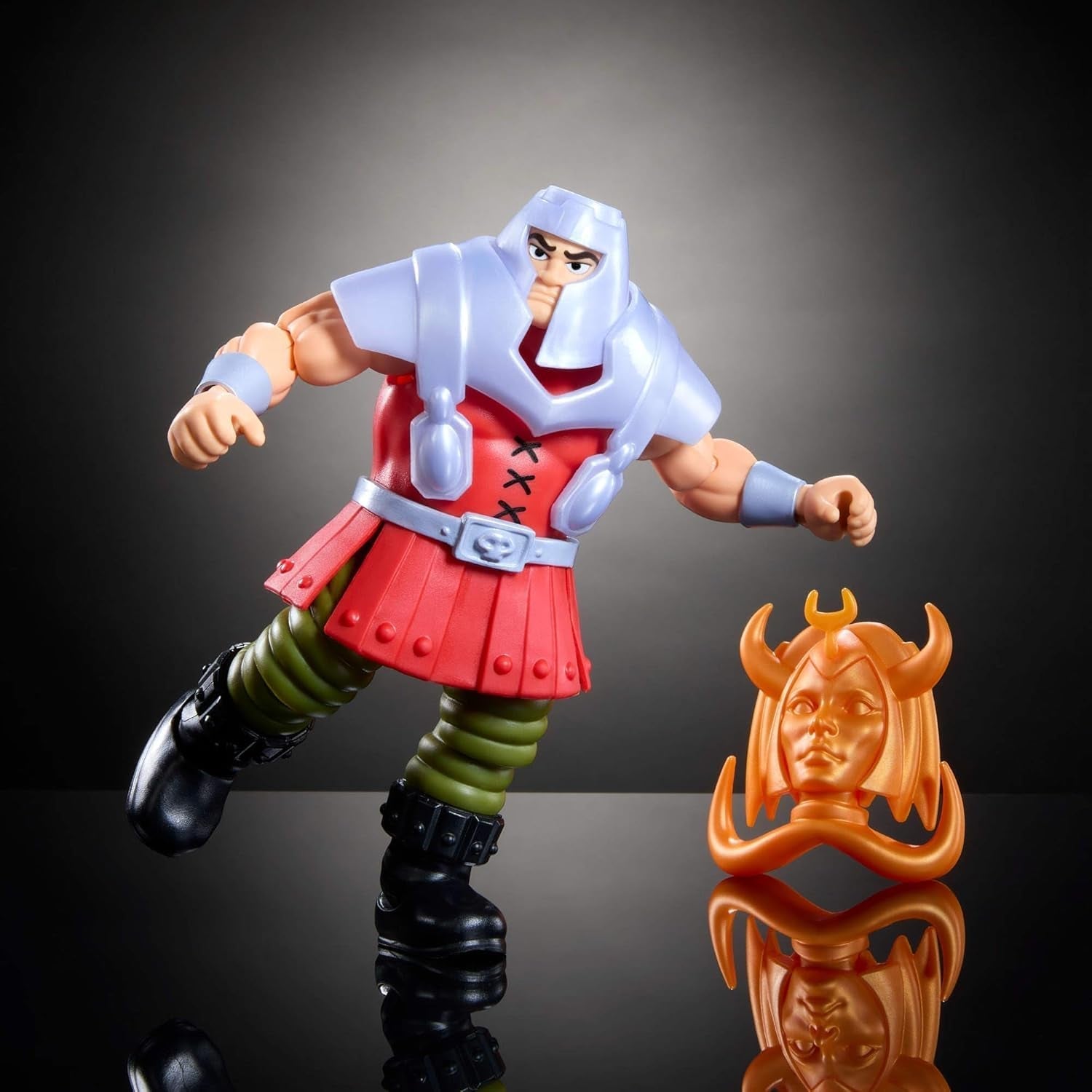 Masters of the Universe Origins actiefiguur Ram Man uit de cartooncollectie, ca. 14 cm hoge MOTU Ram Figuur jaren 80 TV Gedetailleerd ontwerp en accessoires JBM77 Actiefiguren Naty Shop