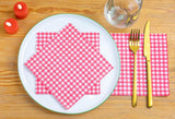 Talking Tables 100 x bulkverpakking rood patroon zachte papieren servetten wegwerpservetten voor verjaardagen bruiloften tafelservice kerstcatering gemaakt in EU 2-laags 33 cm