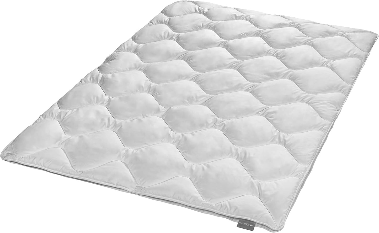 Traumnacht Comfortabel katoenen monodekbed All Seasons, ideaal overgangsdekbed met hoes van katoenmix, 135 x 200 cm, wasbaar, Oeko-Tex-gecertificeerd, gemaakt volgens Duitse kwaliteitsstandaard Quilts en quilts Naty Shop