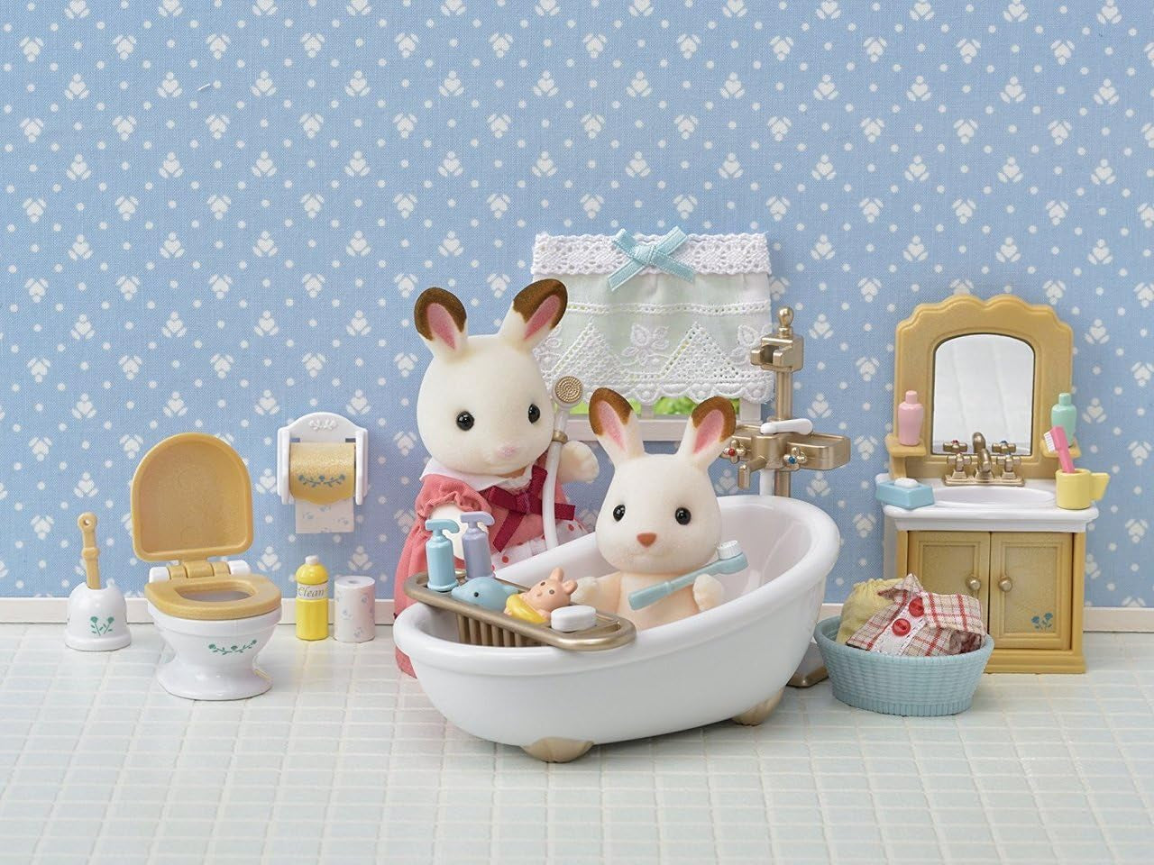 Sylvanian Families 5286 Rustieke badkamer - Poppenhuismeubilair