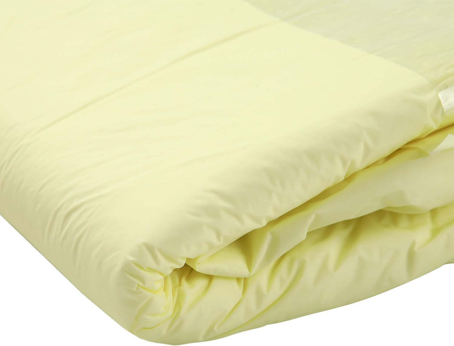 CutiePlusU luiers voor volwassenen, 10-pack wegwerpincontinentieslipjes met lussen voor dames en heren, maximaal absorptievermogen 's nachts - geel (middelgrote maat 71-96cm)
