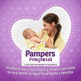 Pampers Progressi & Fit Prime Midi luiers, kort formaat, 162 luiers, maat 3 (4-9 kg), online lidmaatschap van de sportschool voor 1 maand als cadeau
