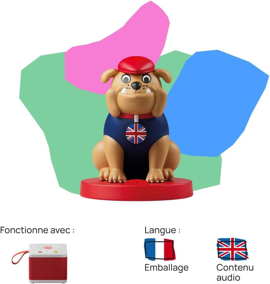 Karakter met geluid - Het is weg, Happy English - muziek, liedjes en geluiden - speelgoed, educatieve inhoud, Franse versie, kinderen voor alle leeftijden Jucarii Bebe Naty Shop