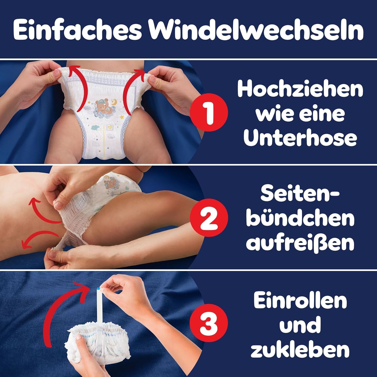 Pampers Night Pants luiers maat 6, 138 stuks, 13kg-19kg, bieden extra bescherming gedurende de hele nacht.