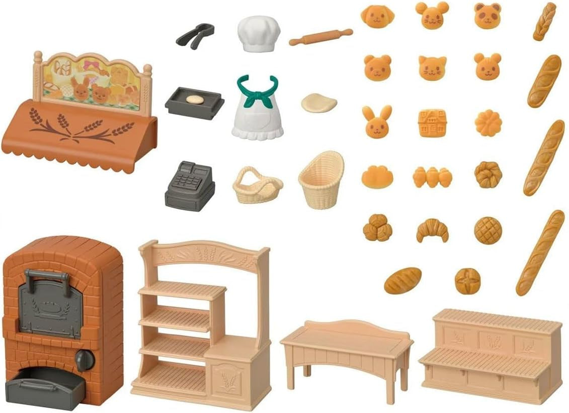 Sylvanian Families 5536 Starter House Bakery Set - Poppenhuis Speelset Poppenhuizen Naty Shop