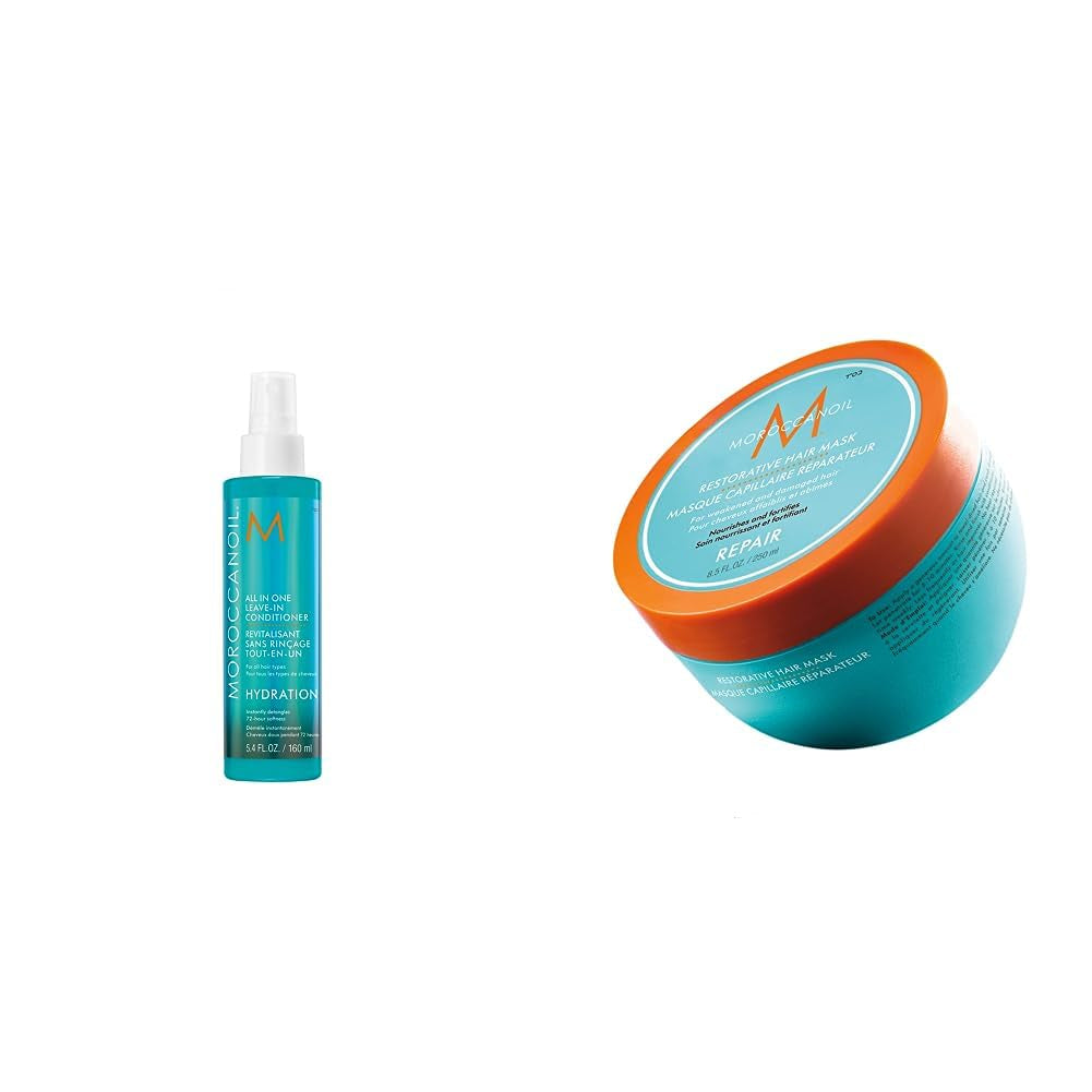 Moroccooil Haarversterkingsmasker Naty Shop Haarmasker 250 ml (1 pak) Leave-in conditionerpakket 160 ml