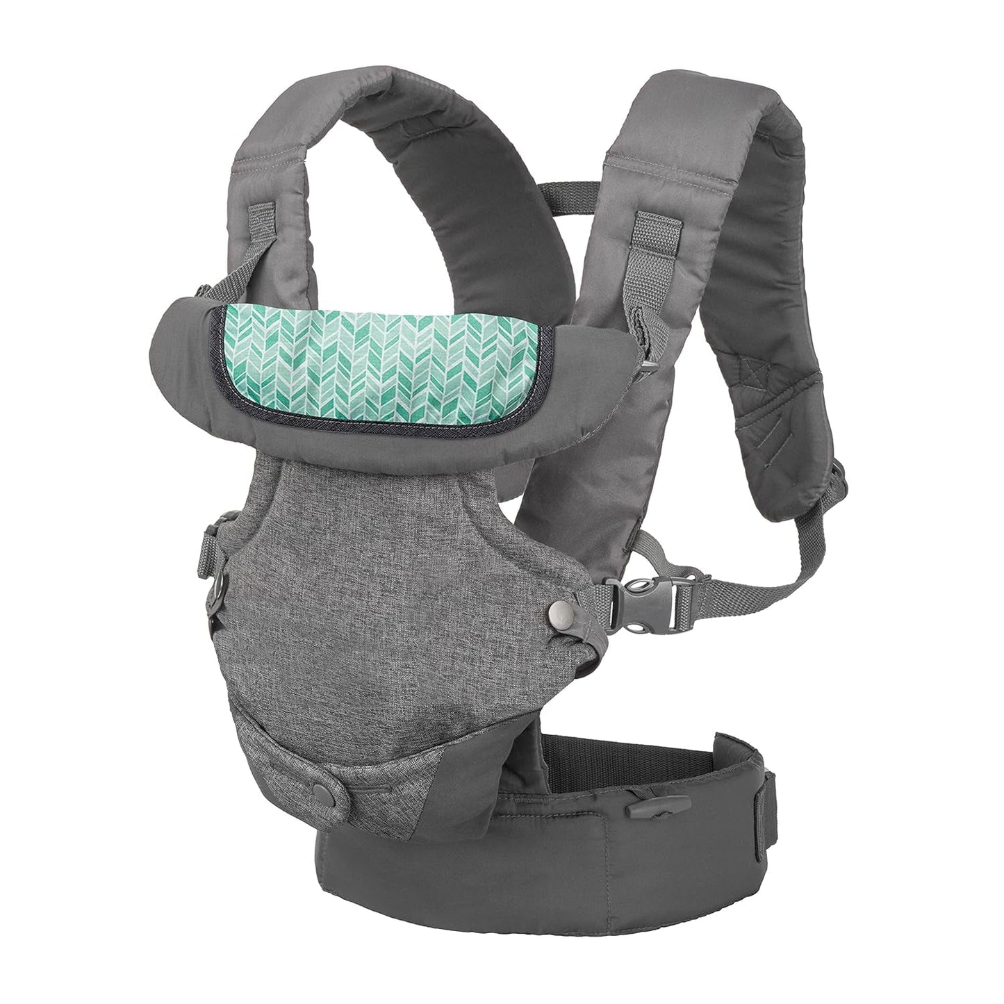 Pampers Sensitive Flip Advanced 4-in-1 draagzak met slabbetje en doekjes, 1200 doekjes (15 x 80) voor de gevoelige huid van baby's, dermatologisch getest, essentiële benodigdheden voor pasgeborenen