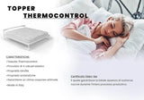 MB Home Italia, Topper, Thermocontrol, Tweepersoons 160X195 Cm Dekbedden en dekbedden Naty Shop