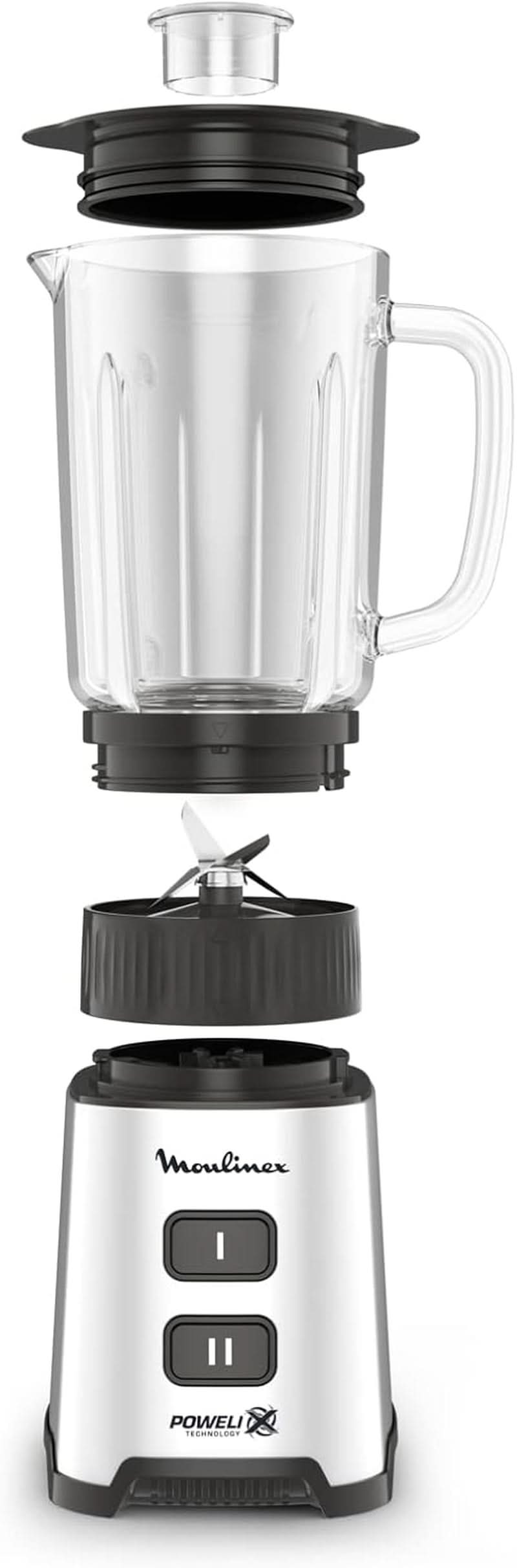Blender Pulseo LM17GD, 400 W, 4 messen, 700 Ml, Draagbare container 600 Ml Keuken Naty Shop