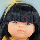 Miniland pop, 38 cm, Aziatisch meisje. Gemaakt in Spanje. Anatomisch correct. Mijn vriend en ik-collectie