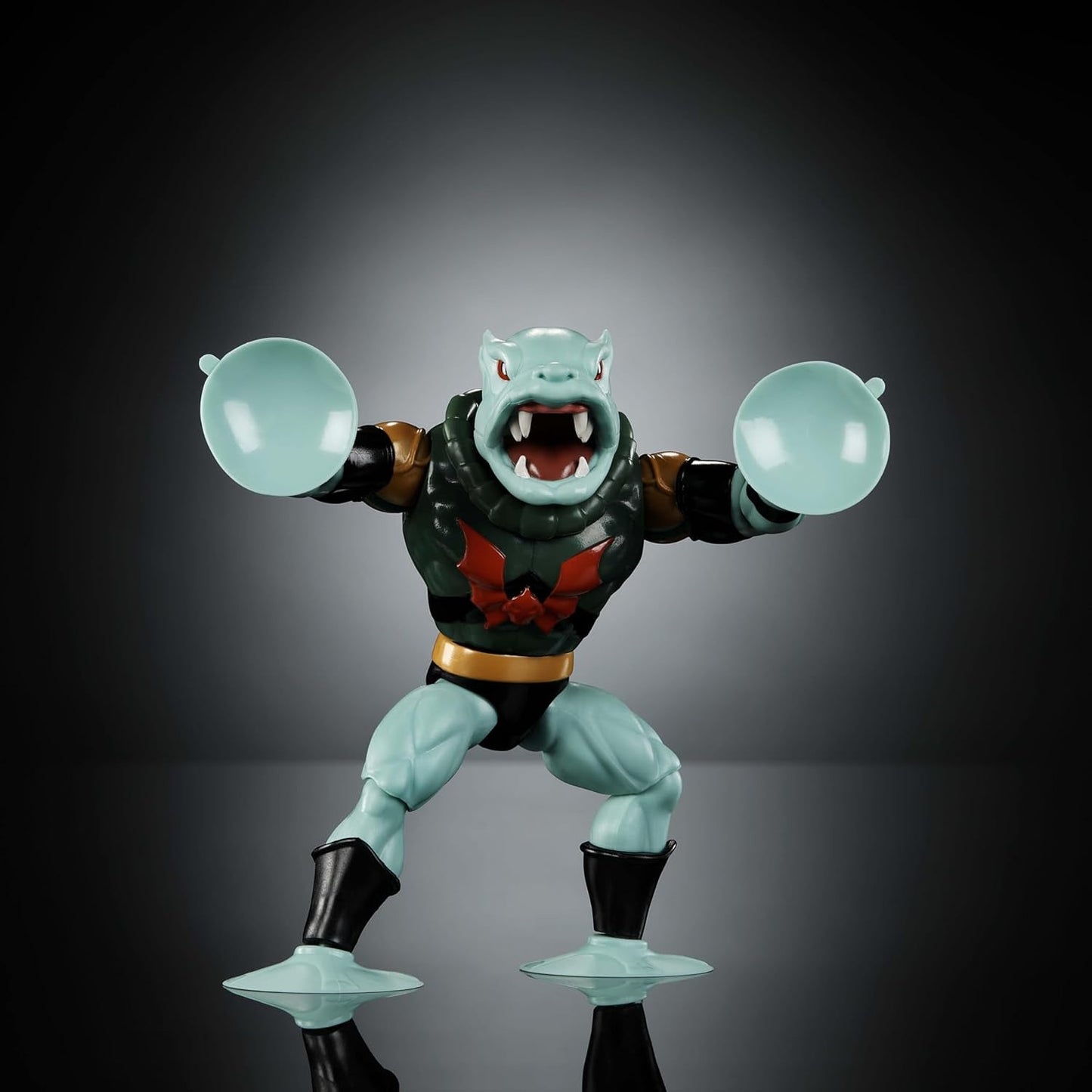 Masters of the Universe Origins actiefiguur Leech uit de cartooncollectie, ca. 14 cm groot zuigmonster uit tv-serie uit de jaren 80, ontwerp en accessoires met veel details, JBM83 Actiefiguren Naty Shop