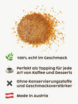 Kotanyi gezouten karamel koffietopping | feiner Caramellgeschmack, 4er-pakket (4 x 65 g)