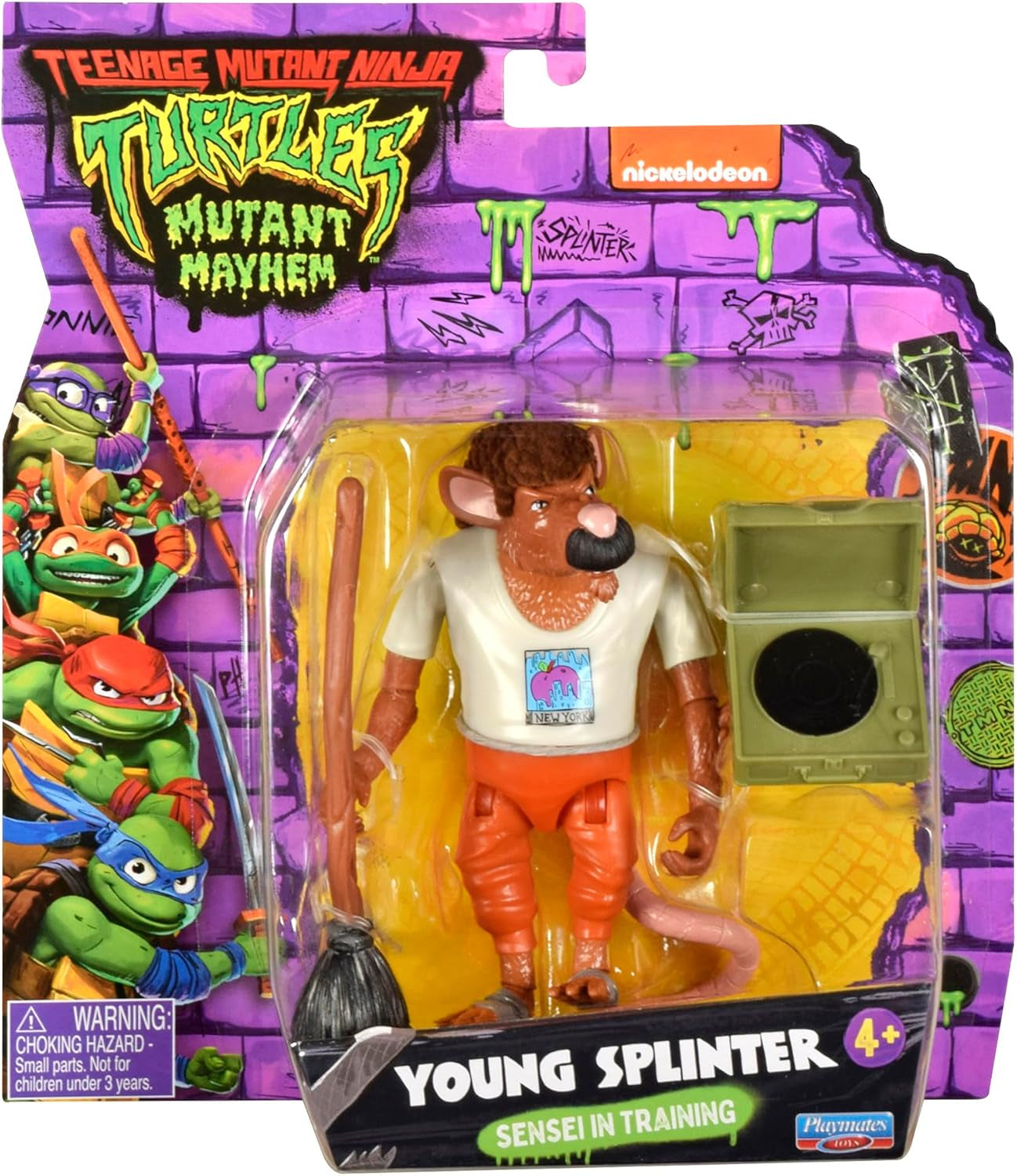 TEENAGE MUTANT NINJA Turtles - Ray Fillet-actiefiguren Naty Shop Splinter-basisfiguur