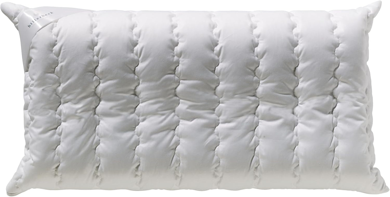 Billerbeck Pillow S20 Latex - Nekkussen in 40 X 80 Cm - Neksteunkussen met zachte latexkern, wit Naty Shop Latex standaardkussens