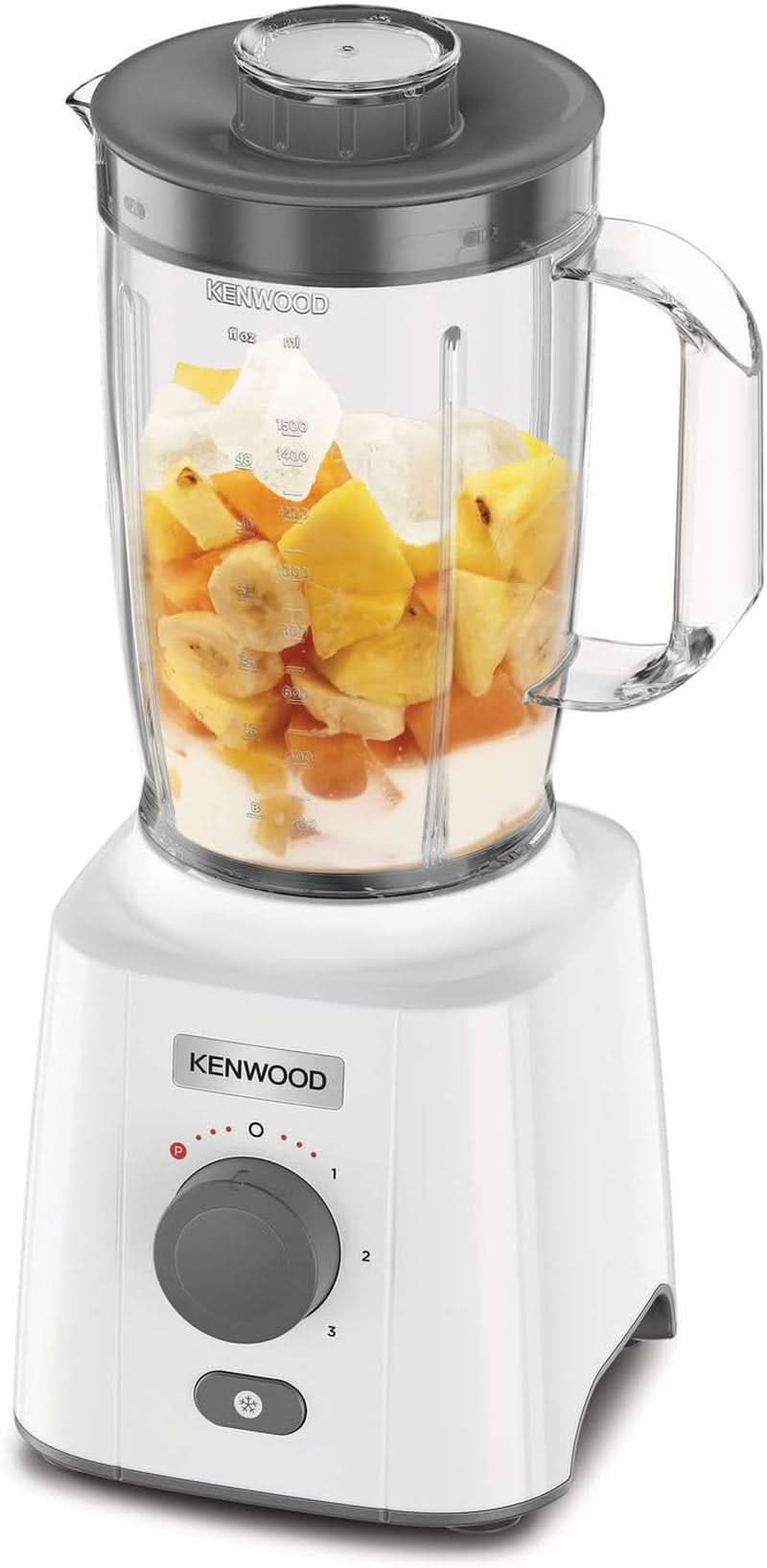 Kenwood BLP41.C0WH Mengkraan, Kunststof, Grau, Weiß Keuken Naty Shop