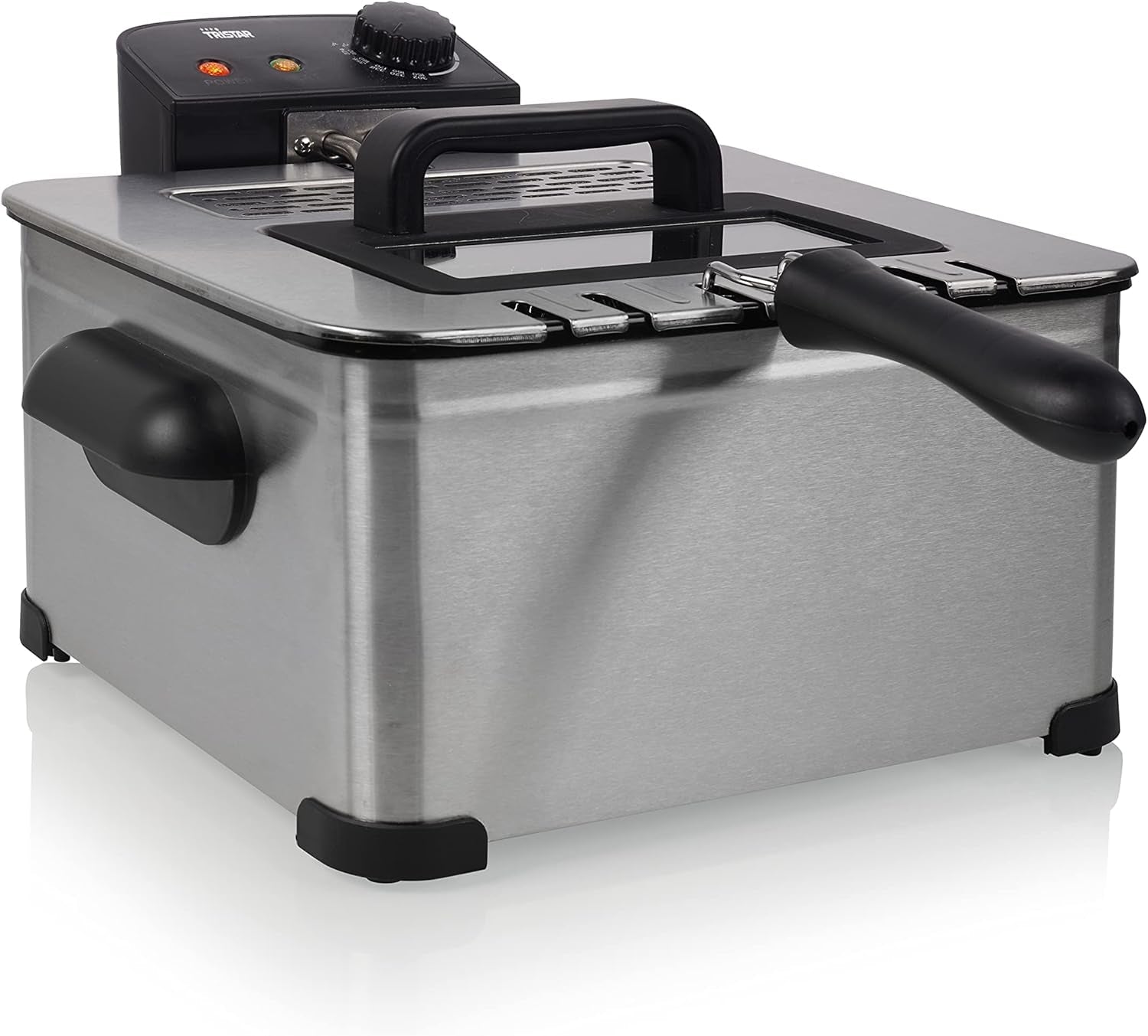 Tristar friteuse, 1 grote mand en 2 kleine mandjes, regelbare thermostaat, koelzone, 5 liter, 2000 W, FR-6949 Apparaten Naty Shop Standaard Titel
