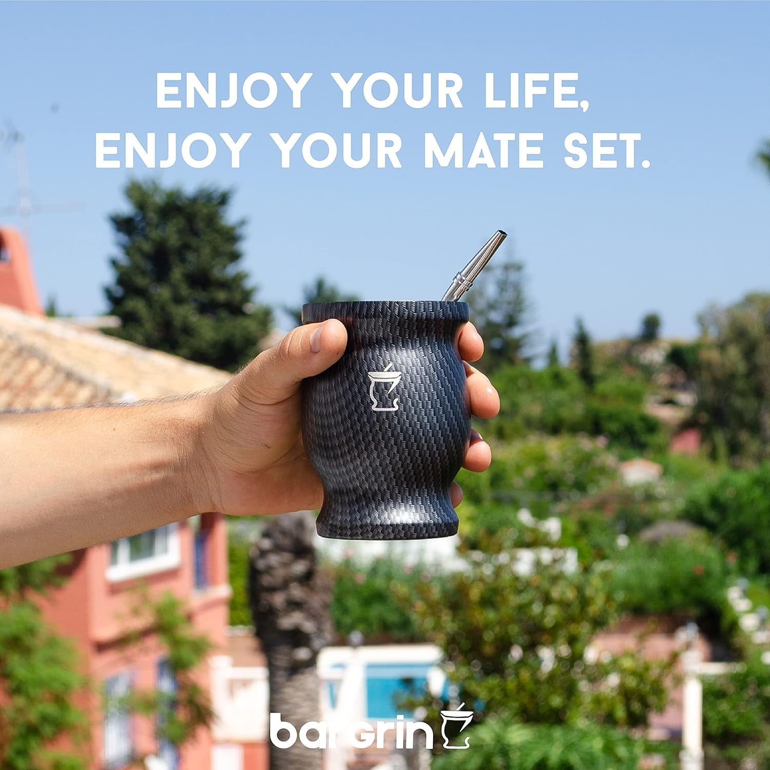 Mate Tea Set - Mate Mok - Mate en Bombilla Set - Theekopjes - Dubbelwandig Design Mate Mok - Yerba Mate Mok Set