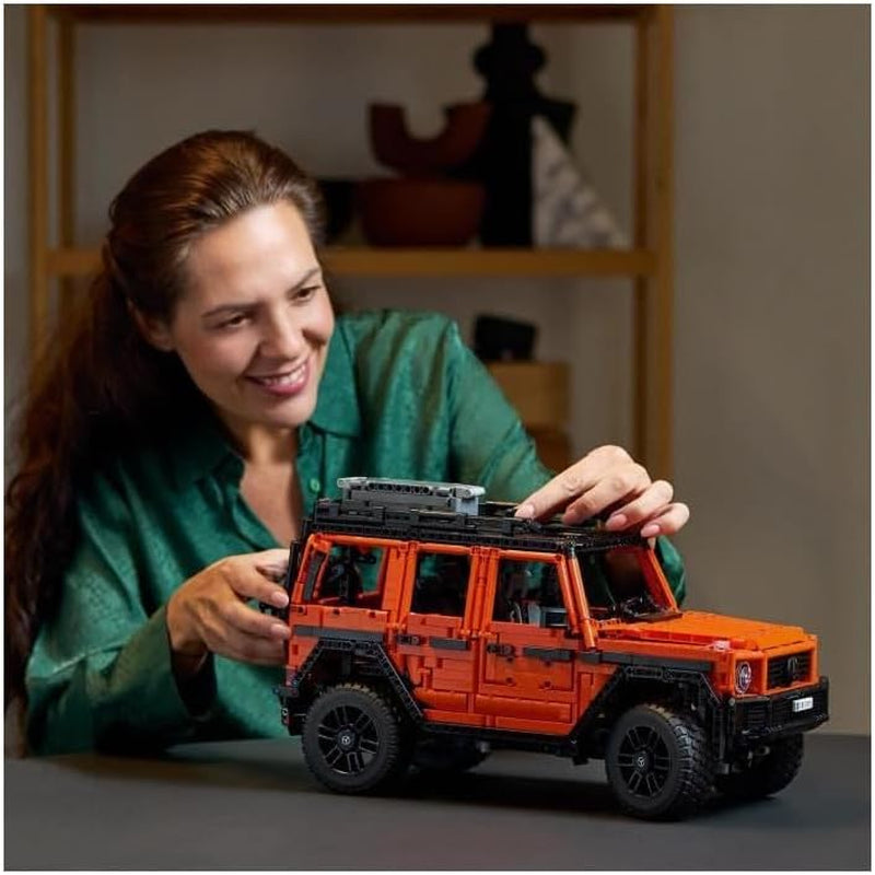 LEGO Technic Mercedes-Benz G 500 Professional Line, G-Klasse automodelbouwset, cadeau voor volwassenen, luxe terreinwagenset, Mercedes verzamelobject, speelgoedauto 42177 Bouwsets Besuche in LEGO-Store