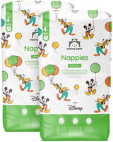 Mama Bear Disney Ultra Dry Luiers Maat 4 (8-14kg), Wit, 84 Stuks (1 Pak) Naty Shop Maat 4+ (9-15kg) Maandpakket