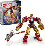 LEGO Marvel Iron Man Mech versus. Ultron - Superheldenspeelgoed met 2 minifiguren - Actiefiguur met beweegbare armen, benen en vingers - Cadeau voor jongens en meisjes vanaf 6 jaar 76307 Bouwsets Bekijk de LEGO-Store standaardtitel