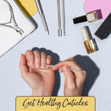 ARMIZ 4-delige nagelriemschuiver en tangenset, professionele nagelriemverwijderaarset, roestvrijstalen multifunctionele manicure-pedicuretang