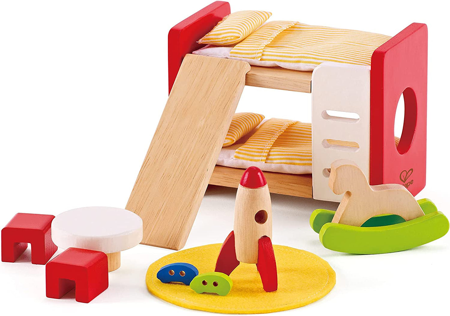 Hape E3459 - Kinderkamer, klein Poppenhuizen Naty Shop Kinderkamer