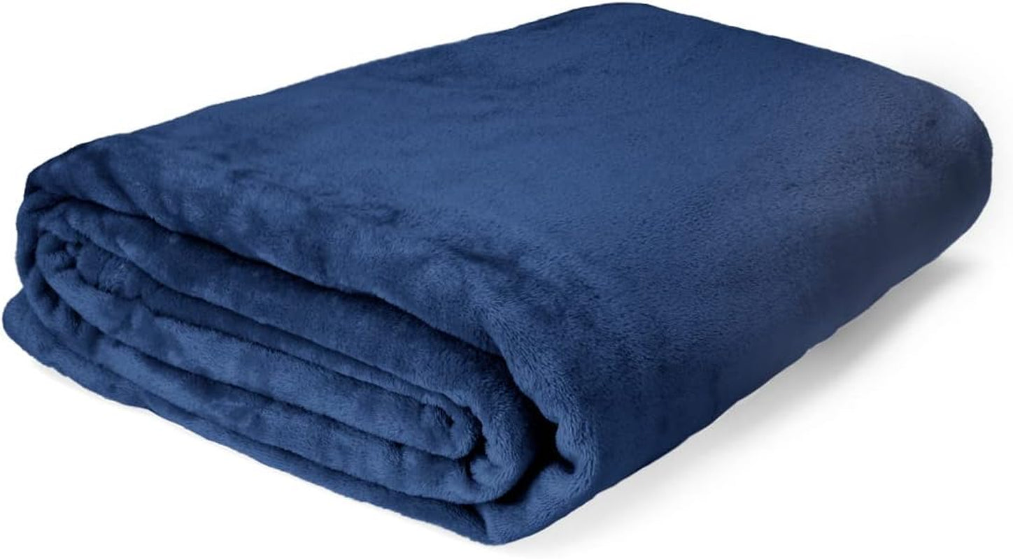 HOMLA Pluizige en warme rode fleecedeken - voor bank en bed Comfortabele deken Bankdeken Woonkamerdeken - gemakkelijk te onderhouden 150 X 200 cm Roze Bedden en Dekens Besuche den HOMLA-Store Marineblauw Mukava Polyester 200X220 Cm