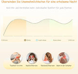 Ergonomisch cervicaal nekkussen van traagschuim met afneembare wasbare hoes voor orthopedische slaap, nekpijn en buikpijn (55X35X13 Cm) Naty Shop Cervicale orthopedische kussens