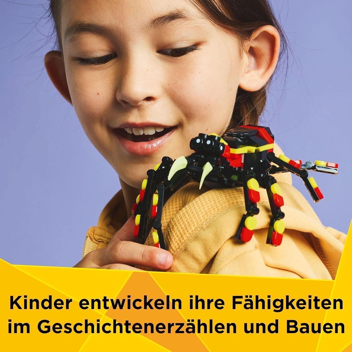 LEGO Creator 3In1 Wilde dieren: Verrassingsspin - speelgoed om om te bouwen tot een schorpioen- of slangfiguur - bouwset met 3 modellen - cadeau voor jongens en meisjes vanaf 7 jaar 31159 Bouwsets Besuche den LEGO-Store