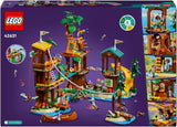 LEGO Friends Boomhut op avonturenkamp, speelset voor meisjes en jongens vanaf 8 jaar met 5 figuren en 5 dieren, cadeau-idee voor creatieve spelletjes, sportspeelgoed, poppenhuis 42631 Bouwsets Besuche den LEGO-Store