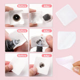 Qufiiry 300 Stück Fusselfreie Nageltücher, Pluisvrije Nageldoekjes, Fusselfrei Nagel Wattepads, Nagel Wischtücher Für Cleaner Gelnägel Nagellackentferner Wattepads Nageldoekjes Pads