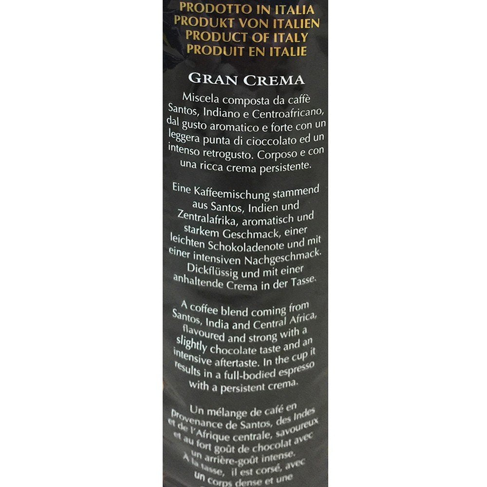 Kafffe, Bar Italia Espresso, gran crema (1 kg, zak), verpakking van 1