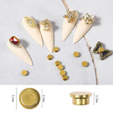 Nail Art Roterende Charme, 20 Stück Spinning Nail Charms Nagel Roterende Lager voor Nail Art Design DIY Crafting Schmuck Zubehör
