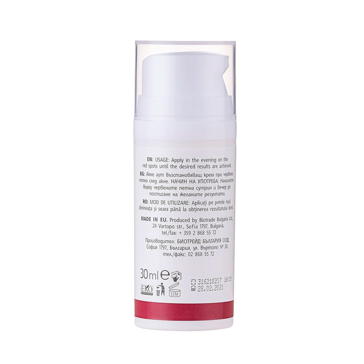 Biotrade, Reparatiecrème SPF 30 30Ml Speciaal voor acnelittekens Cosmetica en Schoonheid Naty Shop