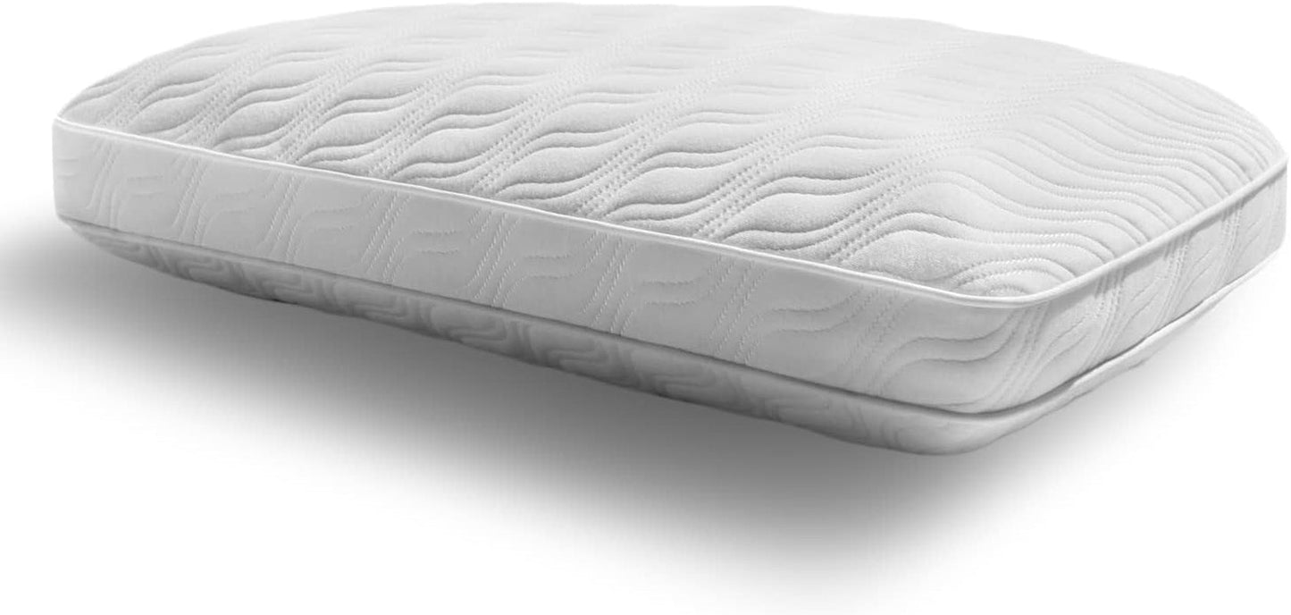 TEMPUR-PEDIC Tempur-Cloud Prohi-kussen, traagschuim, wit/weelderige tuin, kingsize standaardkussens Naty Shop