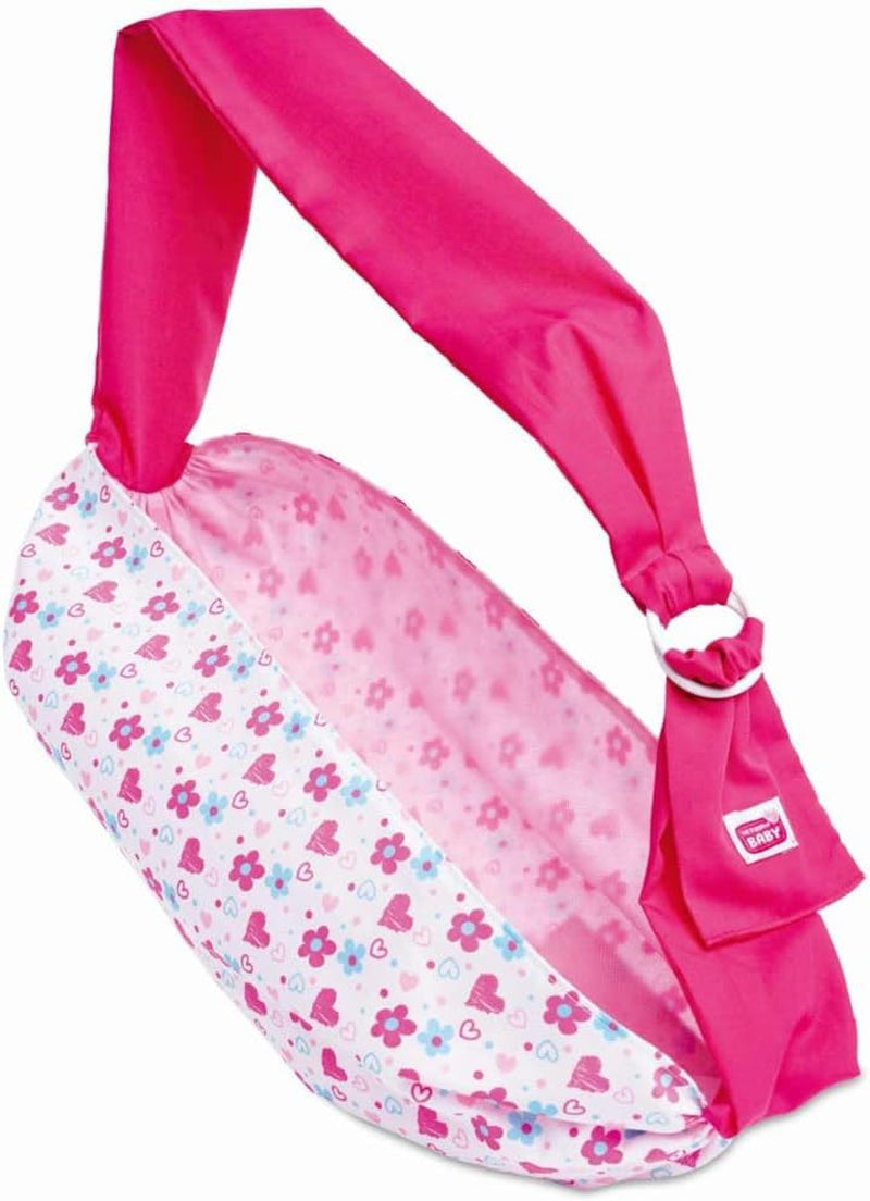 Simba 105560002 verstelbare draagdoek voor pasgeborenen met tas en fles voor poppen van 38-43 cm vanaf 3 jaar