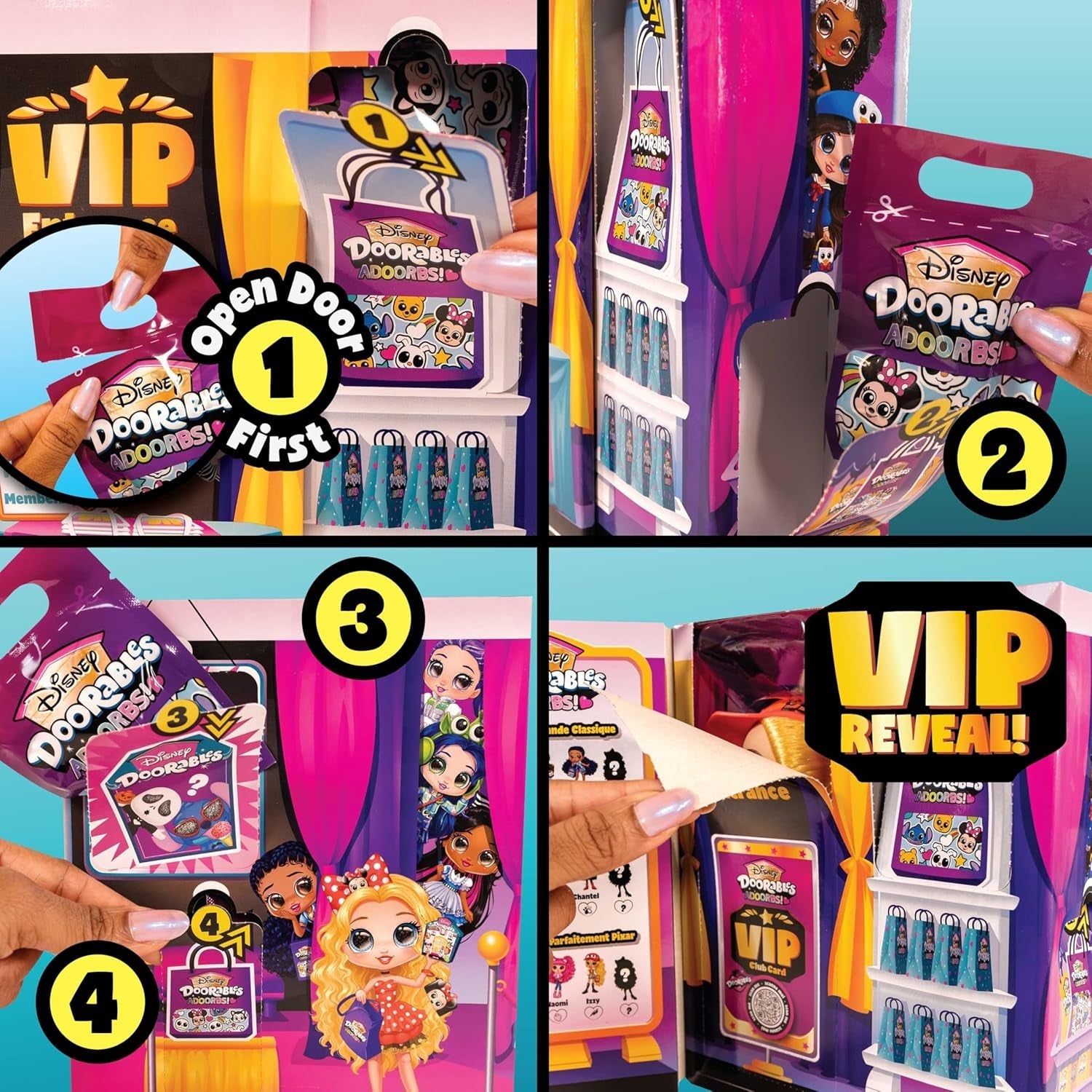 Disney Doorables Adoorbs Series 1 verzamelpoppen met accessoires, 14 cm, modepop, speelgoed vanaf 5 jaar, gewoon spelen