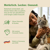 Natvoer voor katten MERA Cats Nature Sensitive met kip 12x85g | Mono-eiwit, suikervrij en graanvrij | Hoog vleesaandeel en licht verteerbaar natvoer voor katten